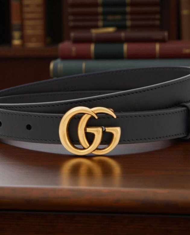 Gucci GG Marmont Leather Belt