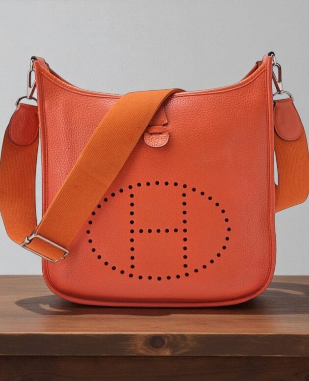 Orange Evelyne Crossbody Bag